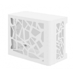 Cache climatisation Design Vega RAL 9002 Blanc