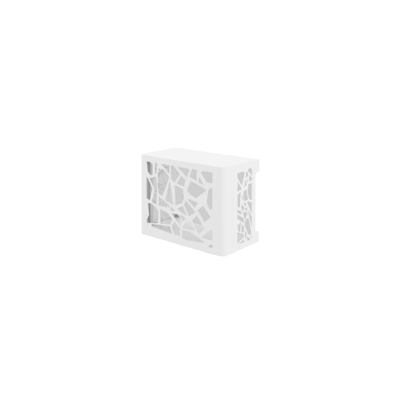 Cache climatisation Design Vega RAL 9002 Blanc