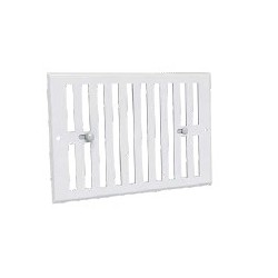 Grille obturable aluminium prélaqué blanc GO BL