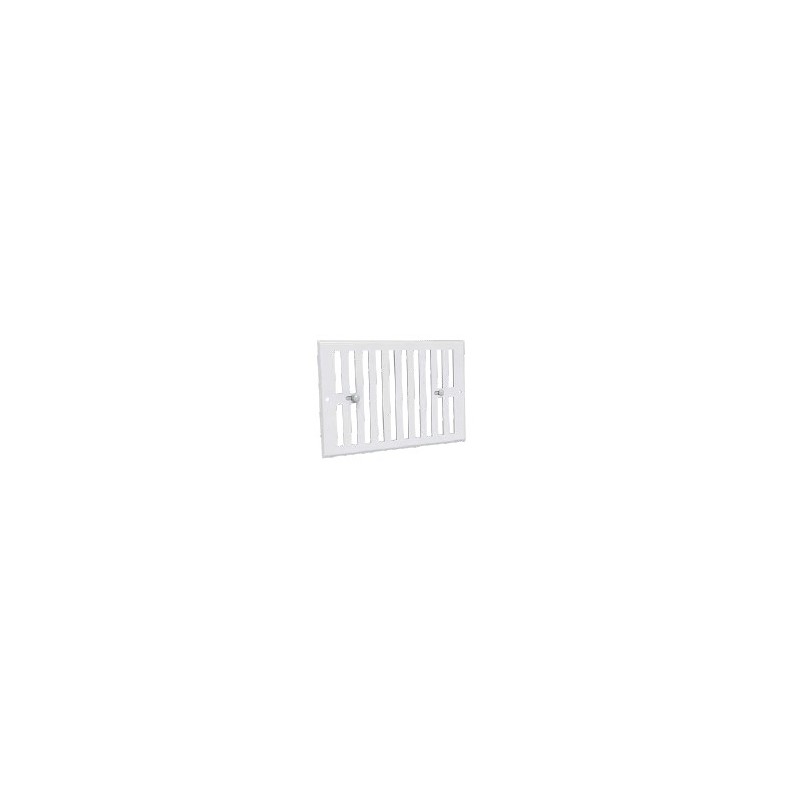 Grille obturable aluminium prélaqué blanc GO BL