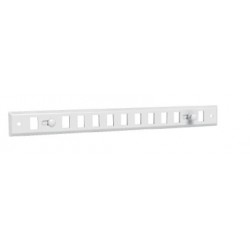 Grille obturable aluminium prélaqué blanc GO BL menuiserie