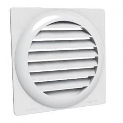 Grille plastique circulaire GAE avec grille anti-moustiques