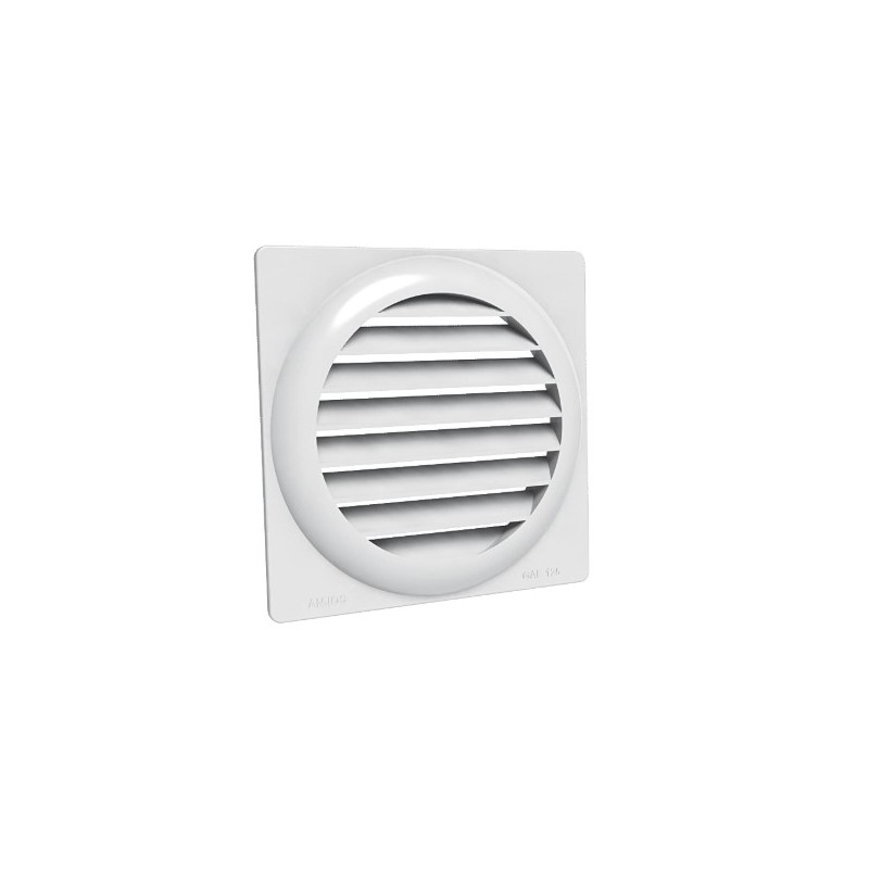 Grille plastique circulaire GAE avec grille anti-moustiques