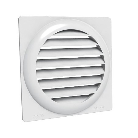 Grille plastique circulaire GAE avec grille anti-moustiques