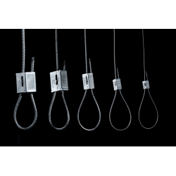 Câbles de suspension LOOP-IT ZIP-CLIP zinc et acier