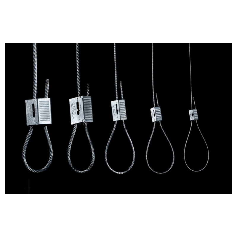 Câbles de suspension LOOP-IT ZIP-CLIP zinc et acier