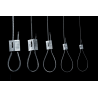 Câbles de suspension LOOP-IT ZIP-CLIP zinc et acier
