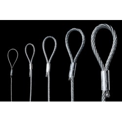 Câbles de suspension LOOP-IT ZIP-CLIP zinc et acier