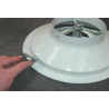Clips KD-B pour montage diffuseur KRA faux-plafond