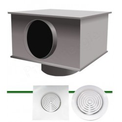 Plénum pour diffuseur circulaire PDCH