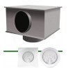 Plénum pour diffuseur circulaire PDCH