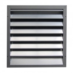 Grille extérieure ailettes au pas de 80 mm