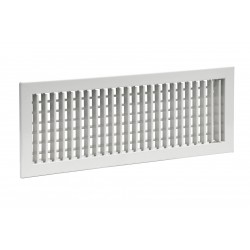 Grille aluminium double déflexions 300x150