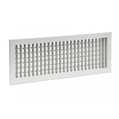Grille aluminium double déflexions 300x150