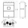 Dimension caisson NETI en mm