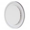 Diffuseur circulaire disque RAL 9003 - DCDU