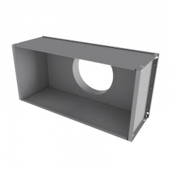 Plénum piquage vertical nu (pour diffuseurs DPCS)