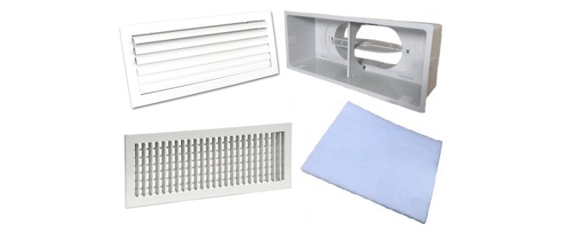 Nos grilles de soufflage et accessoires de rechange