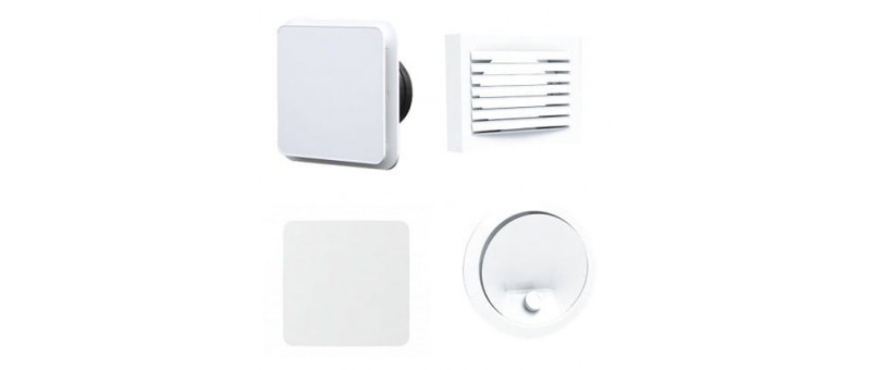 Bouches soufflage : grilles VMC pour gainable et double flux