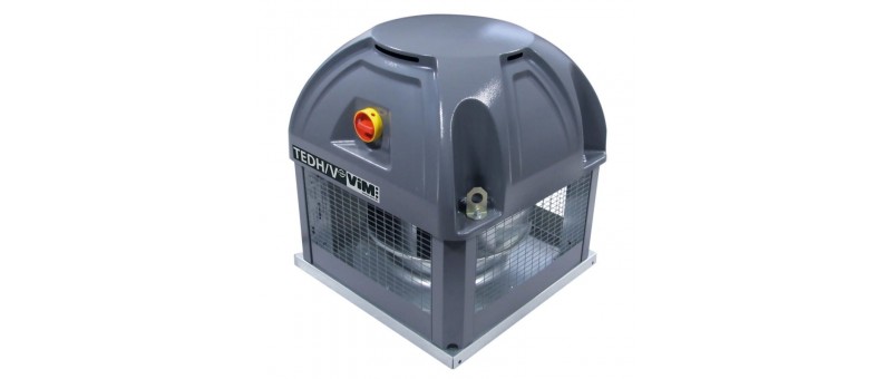 Tourelle VMC F400 TEDH rejet horizontal jusqu'à 34 000 m3/h
