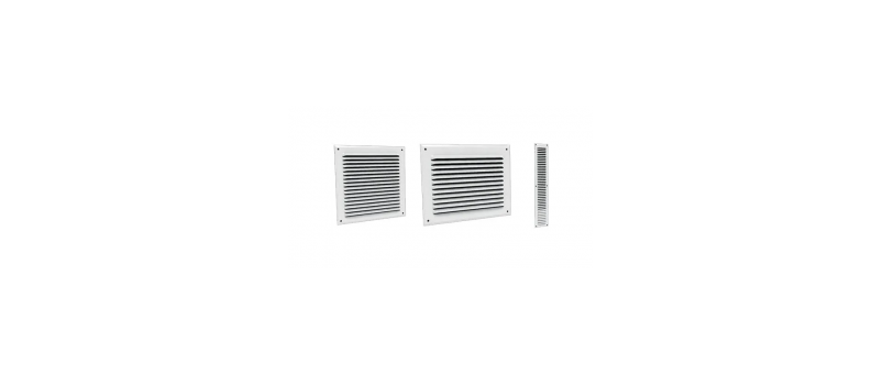 Grilles pour passage d'air naturel Ø100 à 250mm