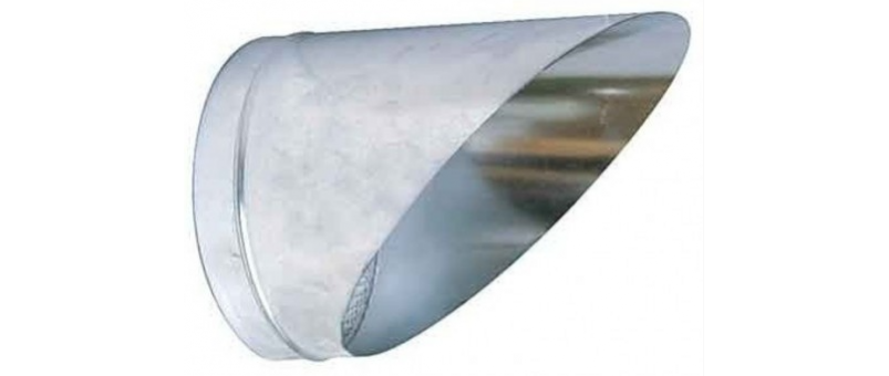 Auvent pare-pluie accessoire réseau VMC : accessoire de caisson de ventilation