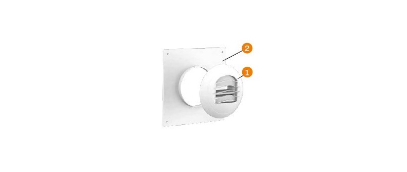 Nos platines de rénovation pour remplacement bouche VMC